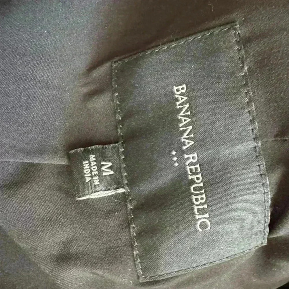 Banana Republic Vest Gray, Wool, Zip Close Pockets Size M.  D45 - Picture 8 of 9